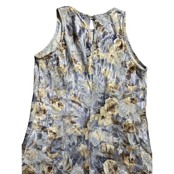 All That Jazz 80s Floral Sleeveless Mini Dress Feminine Romance Sz 7/8 - Picture 10 of 10